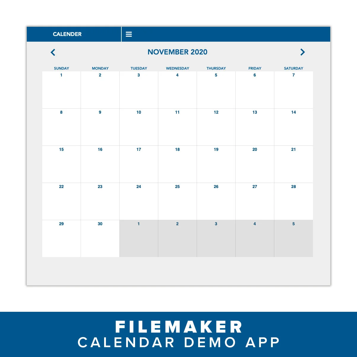 Calendar App