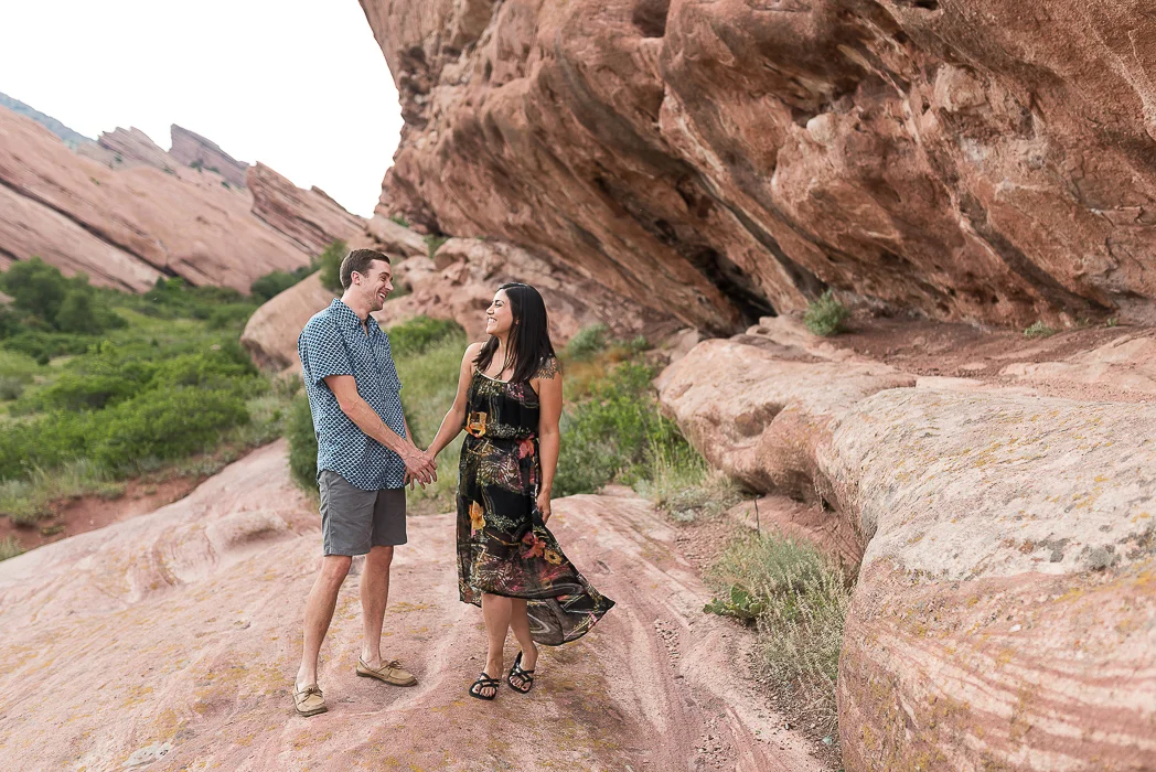 Red Rocks Park Engagement Session | Becca & Charlie