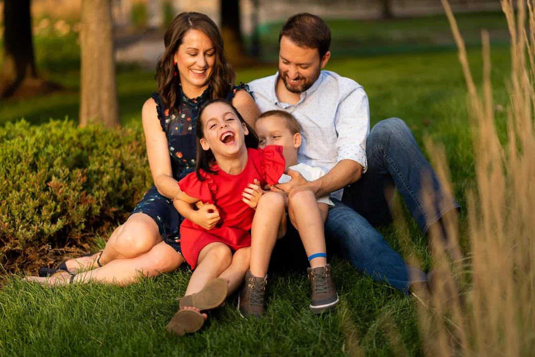 Naperville Riverwalk Family Session | The Muirheid Family