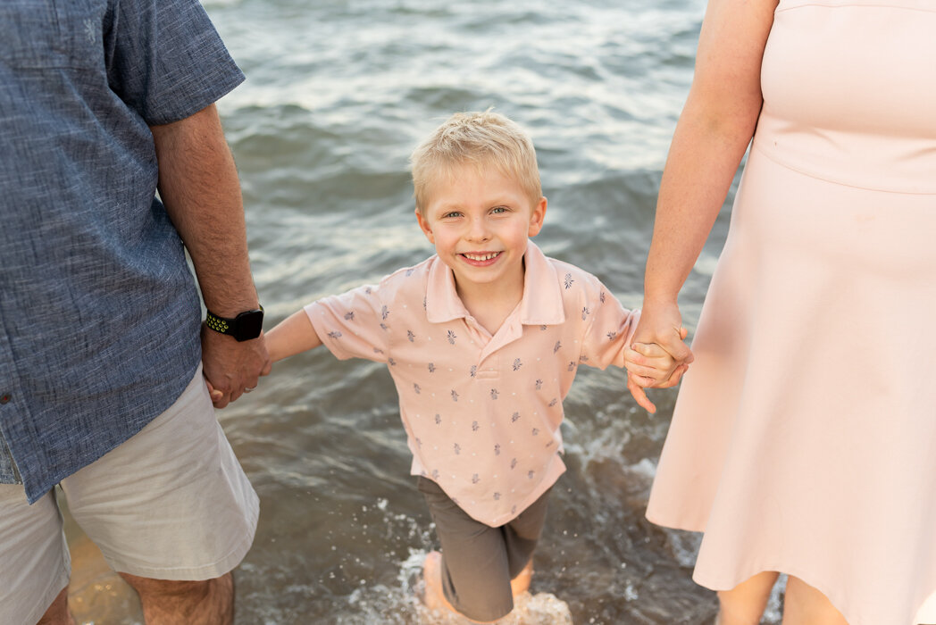 Chicago Beach Family Session | Evanston Family Photographer