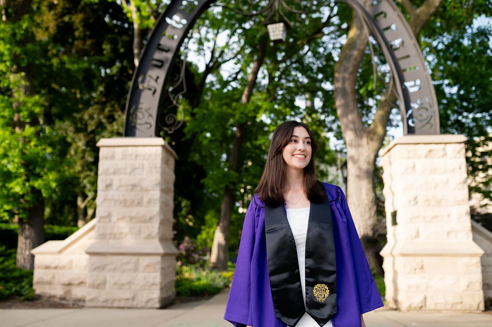 Northwestern University Graduation Portraits | Evanston Graduation Photographer