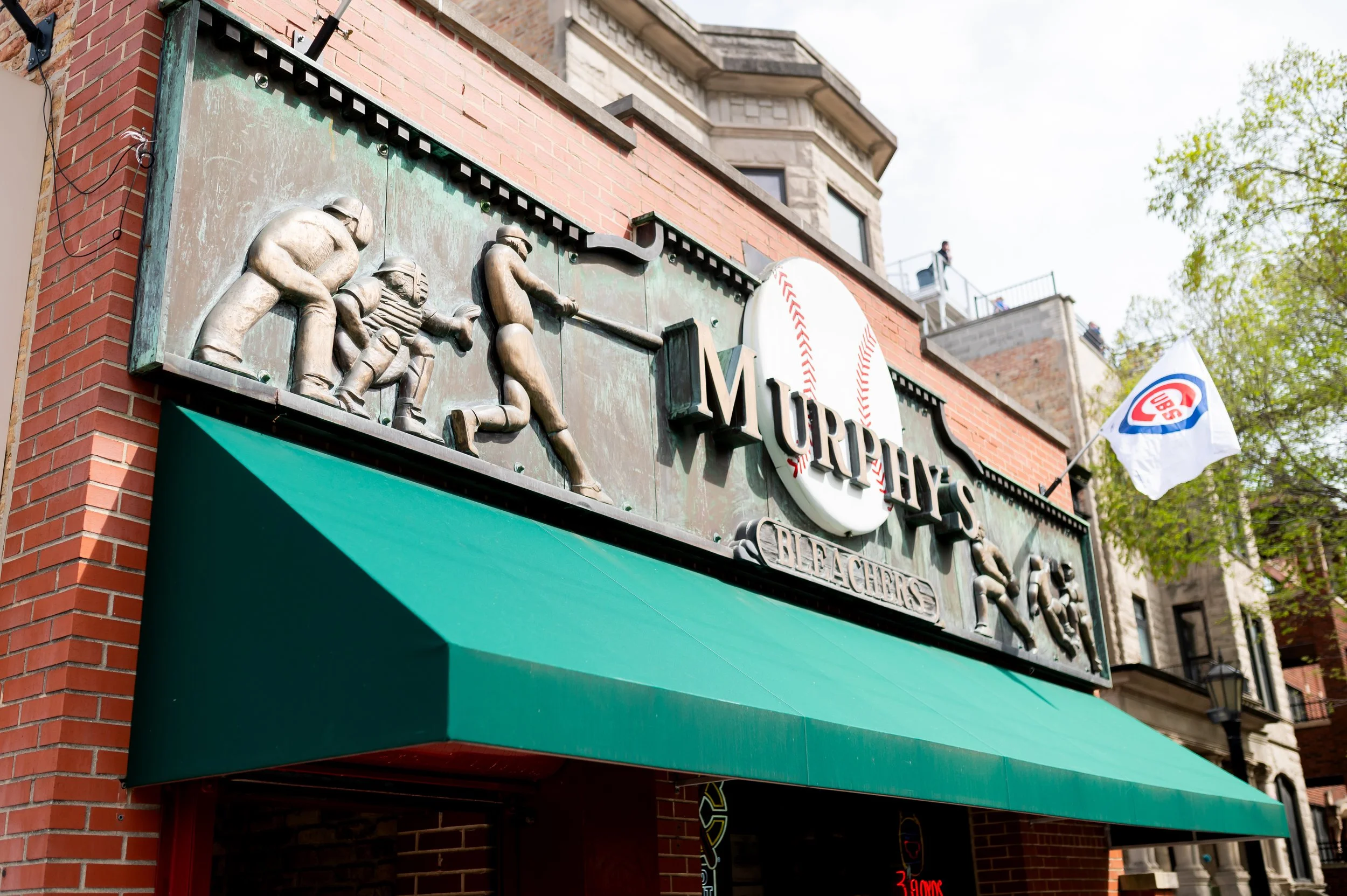 Chicago Corporate Outing Photographer | Wrigley Field Rooftop Event at Murphy’s Bleachers