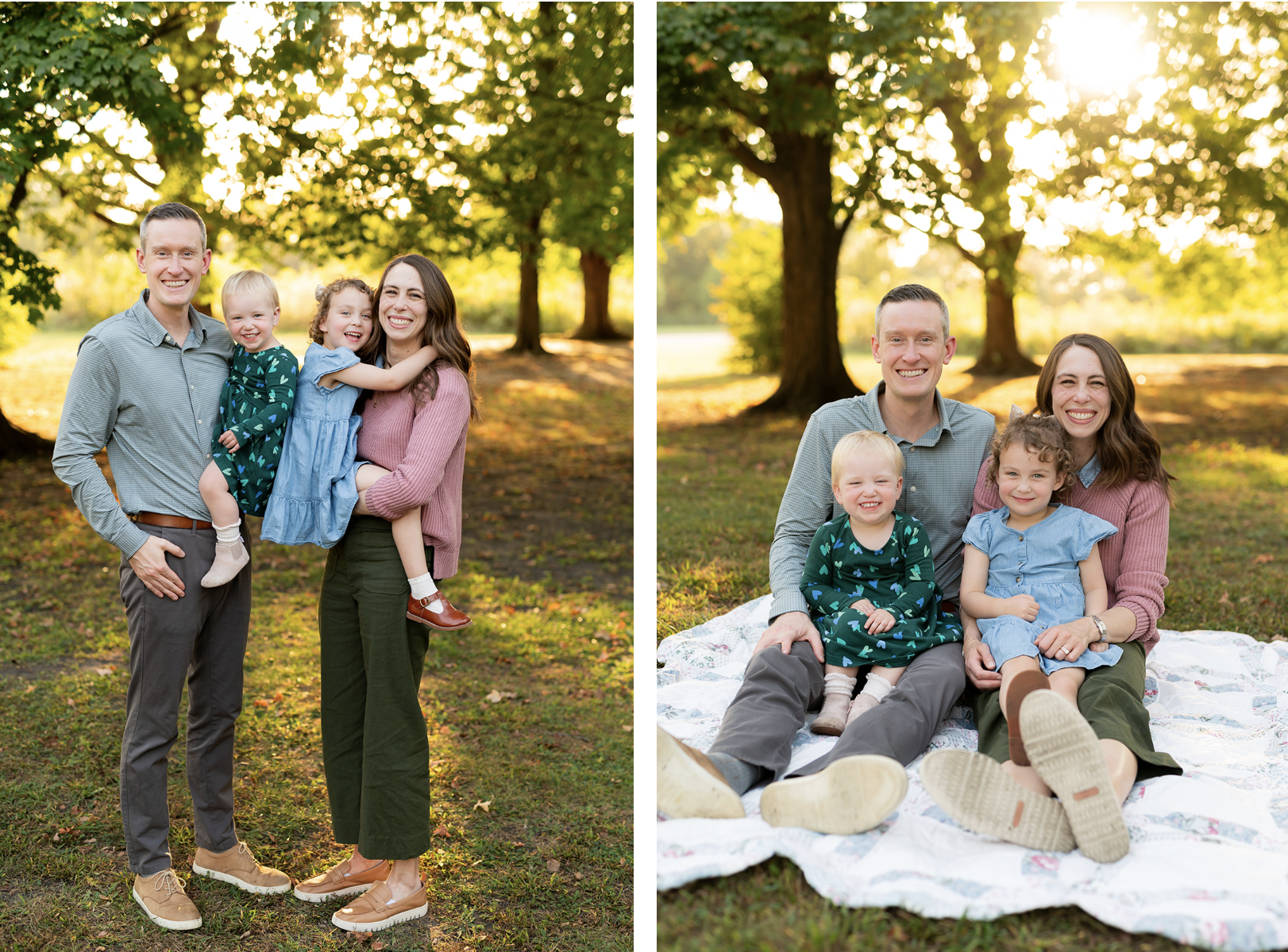 Schaumburg Family Photographer | Family Photos in Busse Woods