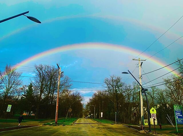 After every storm comes a Rainbow 🌈 
#weareinthistogether #staystrong #rainbow