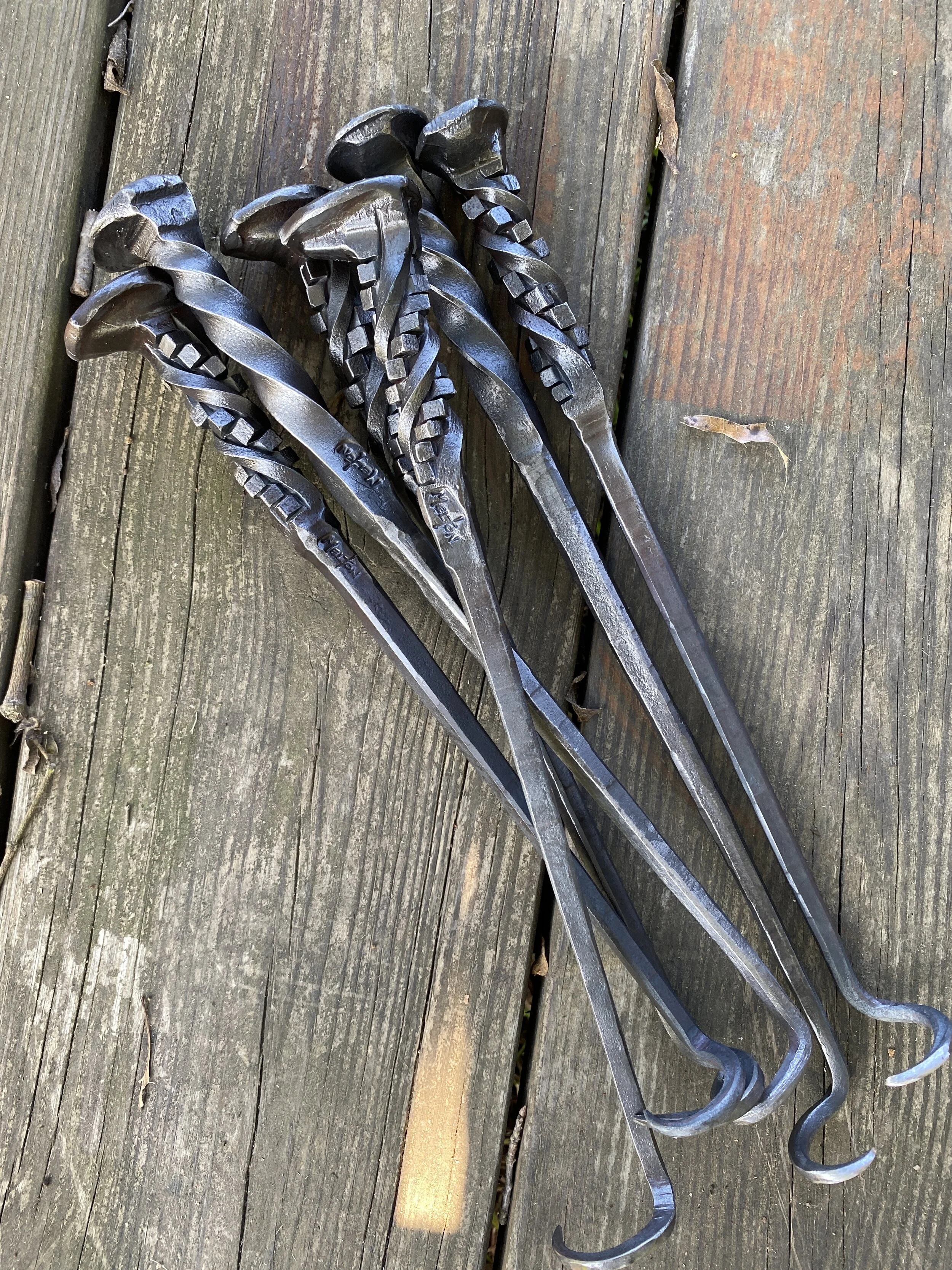 Railroad Spike Meat Turner - PRE ORDER (see description)