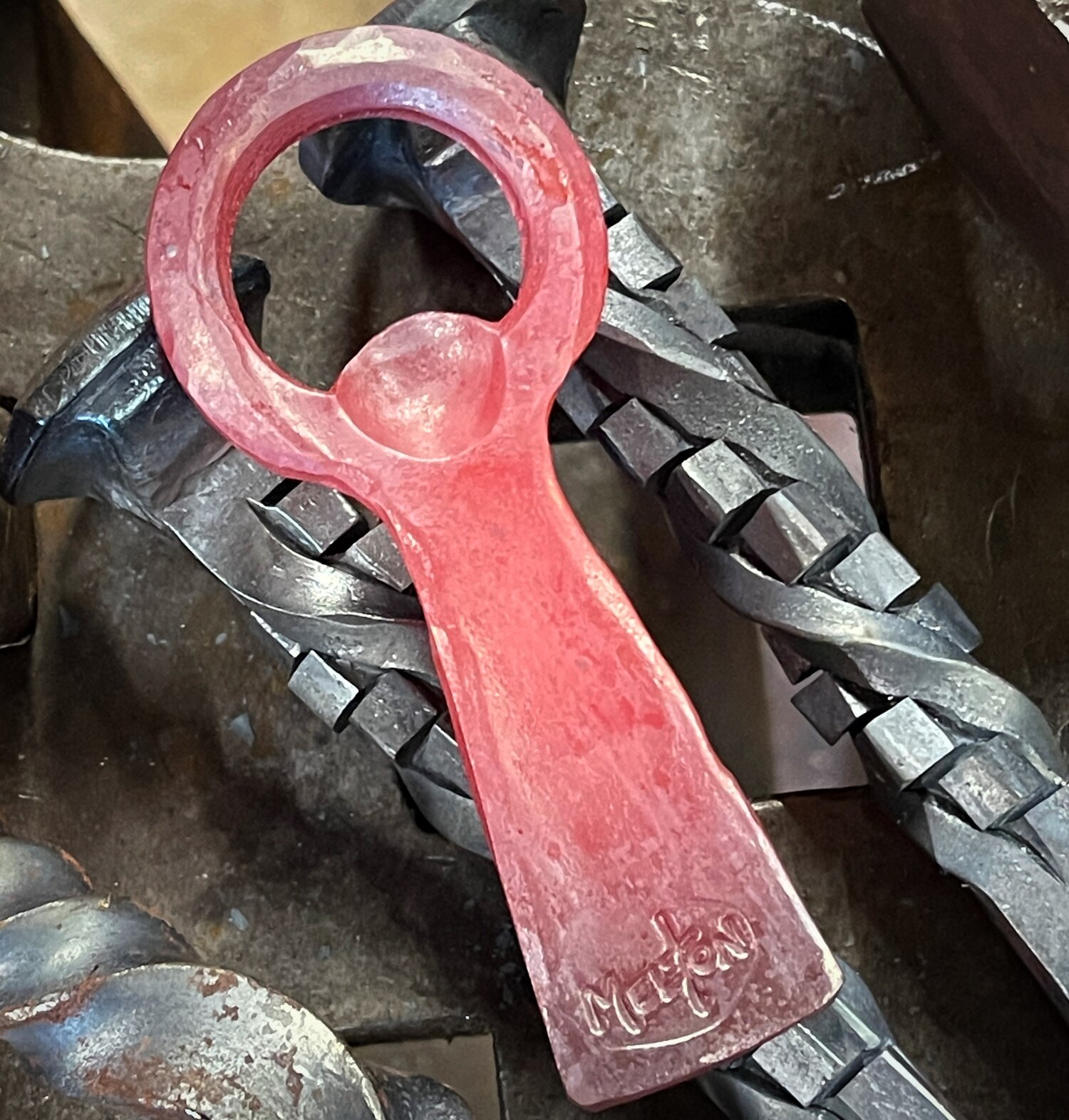 Hand Forged Bottle Opener — Black Dog Ironworks