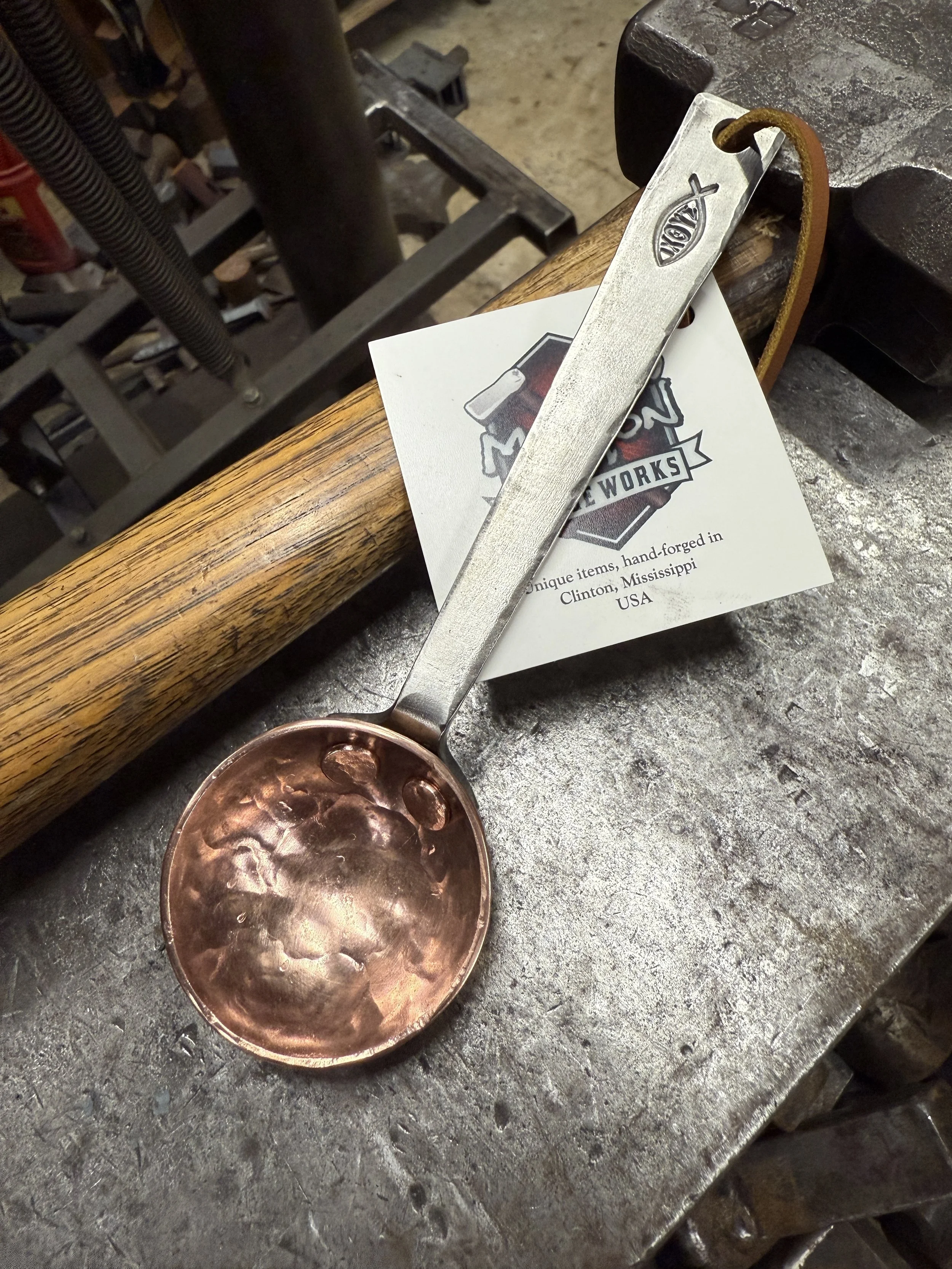 Forged Copper & Steel Coffee Scoop PRE ORDER