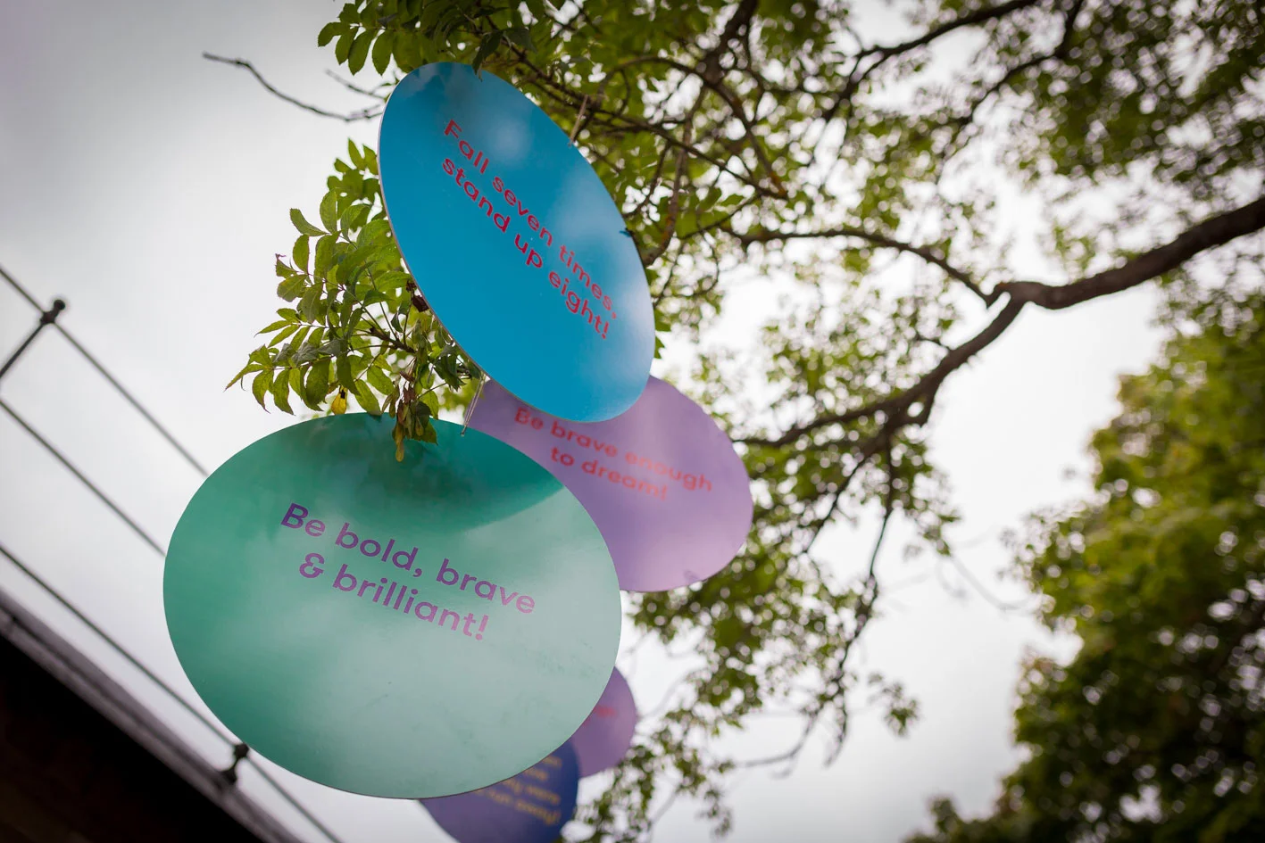 Brand message decorations