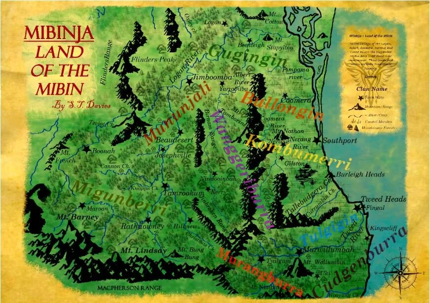 S.T. Davies, “Mibinja - Land of the Mibin” (2020) [Click to Enlarge]