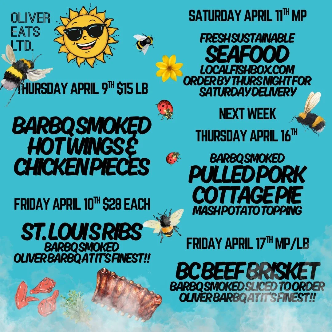 Sunshine ☀️ and BarBQ 🔥 all week at Oliver Eats

We&rsquo;re leaning fully into the season
Smokers rolling, doors open, drinks cold ! 

Come grab:
&bull; Slow smoked meats
&bull; Fresh deli salads
&bull; House made sides ready for the table
&bull; C