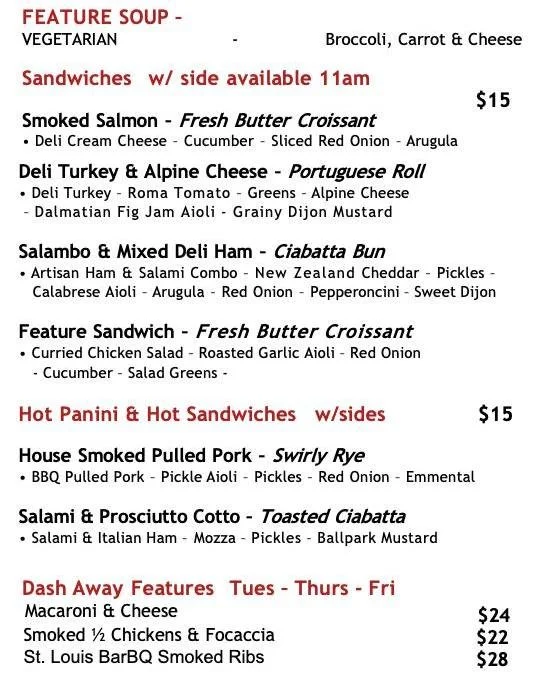 We&rsquo;re back!!! ☀️🇨🇦
Happy Victoria Day Weekend everyone! We hope you had an amazing May 2-4 full of sunshine, lakes, camping, friends &amp; good food 🍔🔥🍻

The kitchen is rolling again with fresh soups, loaded sandwiches, hot Panini, salads 