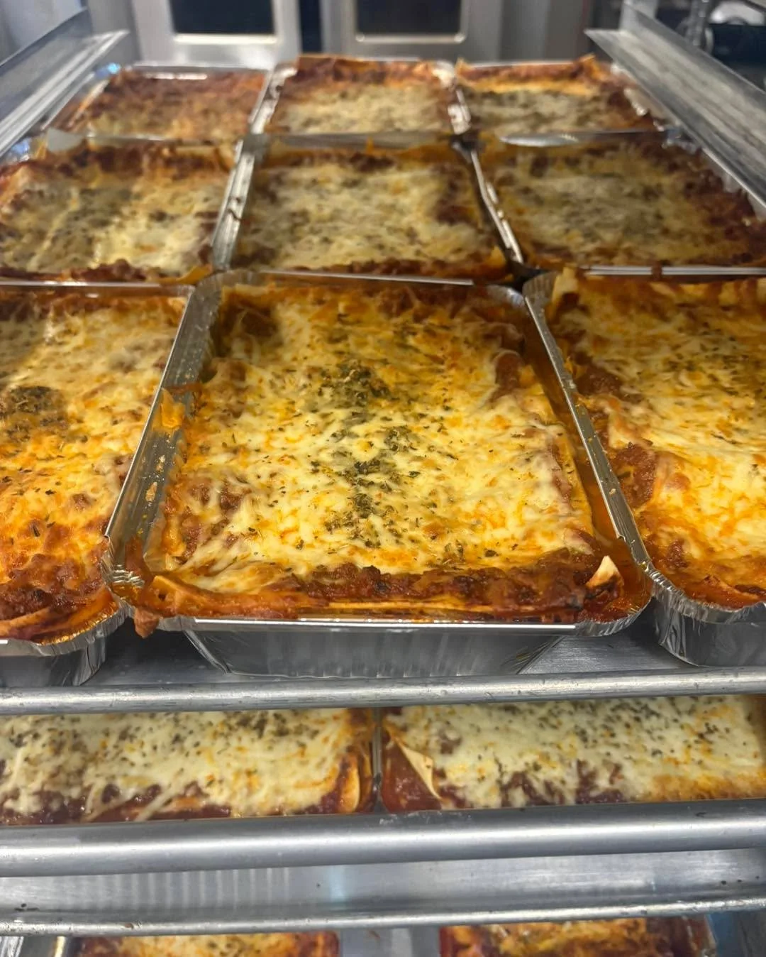 Lasagna night is on.

Fiore di latte mozzarella, salami &amp; BC Angus beef Bolognese, b&eacute;chamel sauce, and fresh pasta sheets layered into a rich, comforting take-home dinner.

Available fresh or frozen.

$30 each

#okanaganfood #supportlocal 