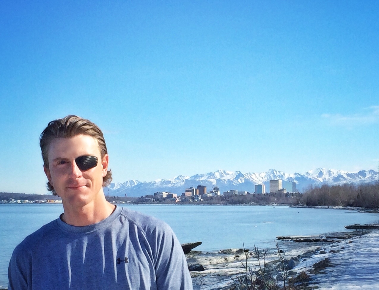Anchorage in the background