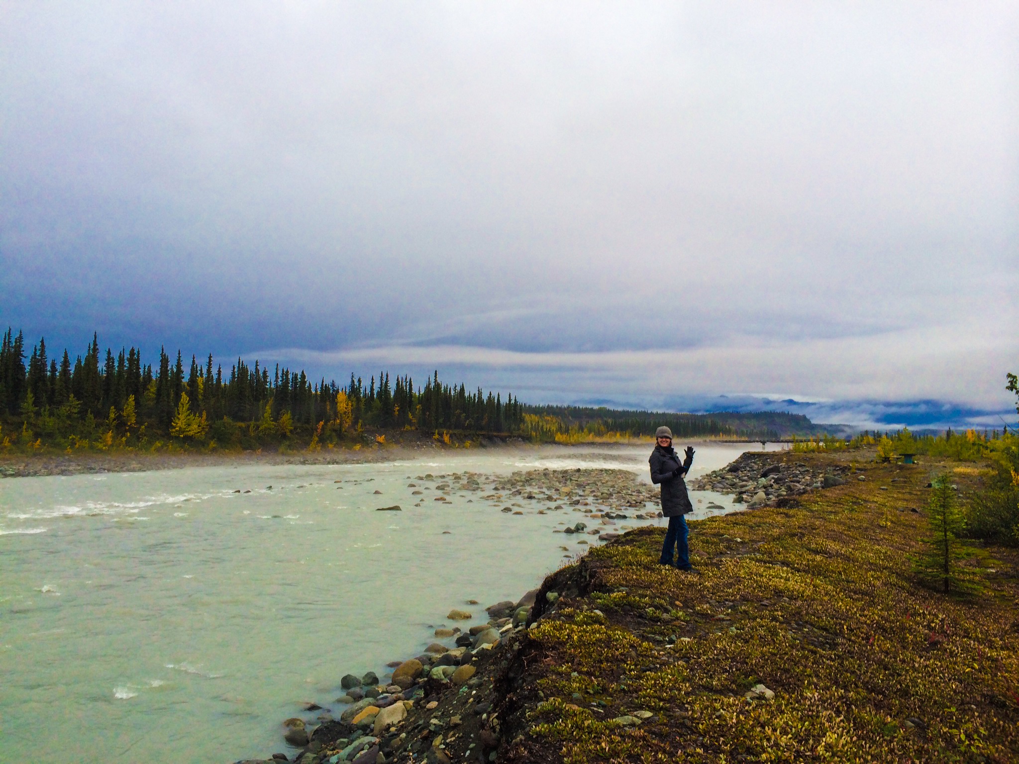 heading down river