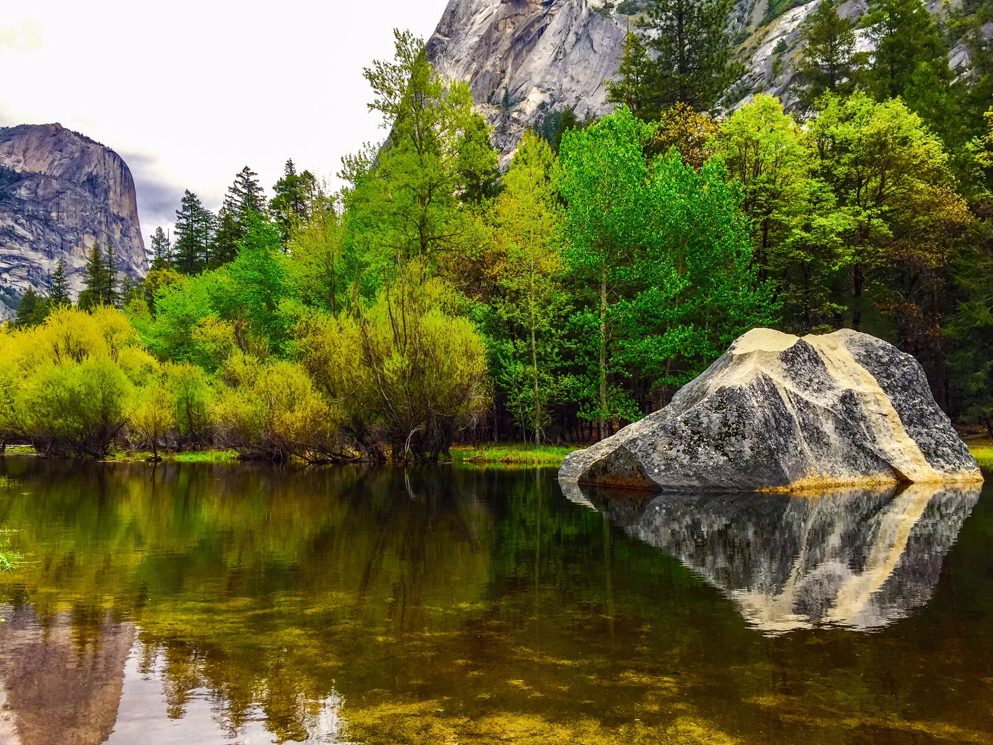 Mirror lake in the Valley