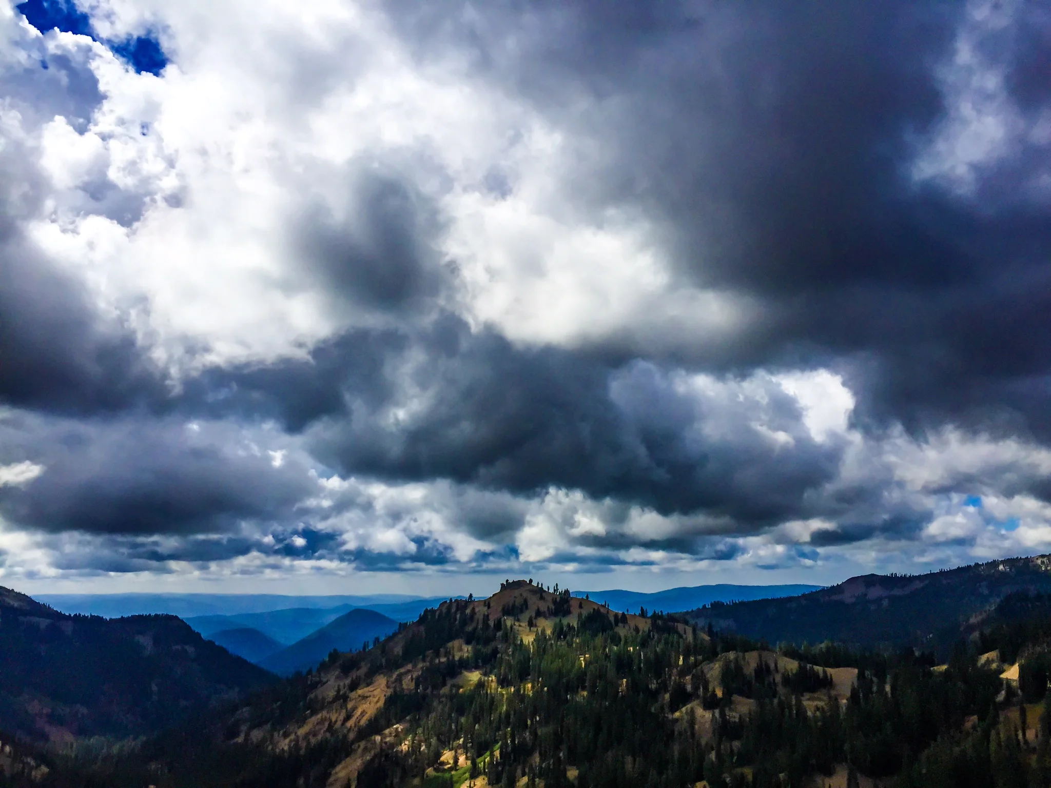 storm coming in, it missed us