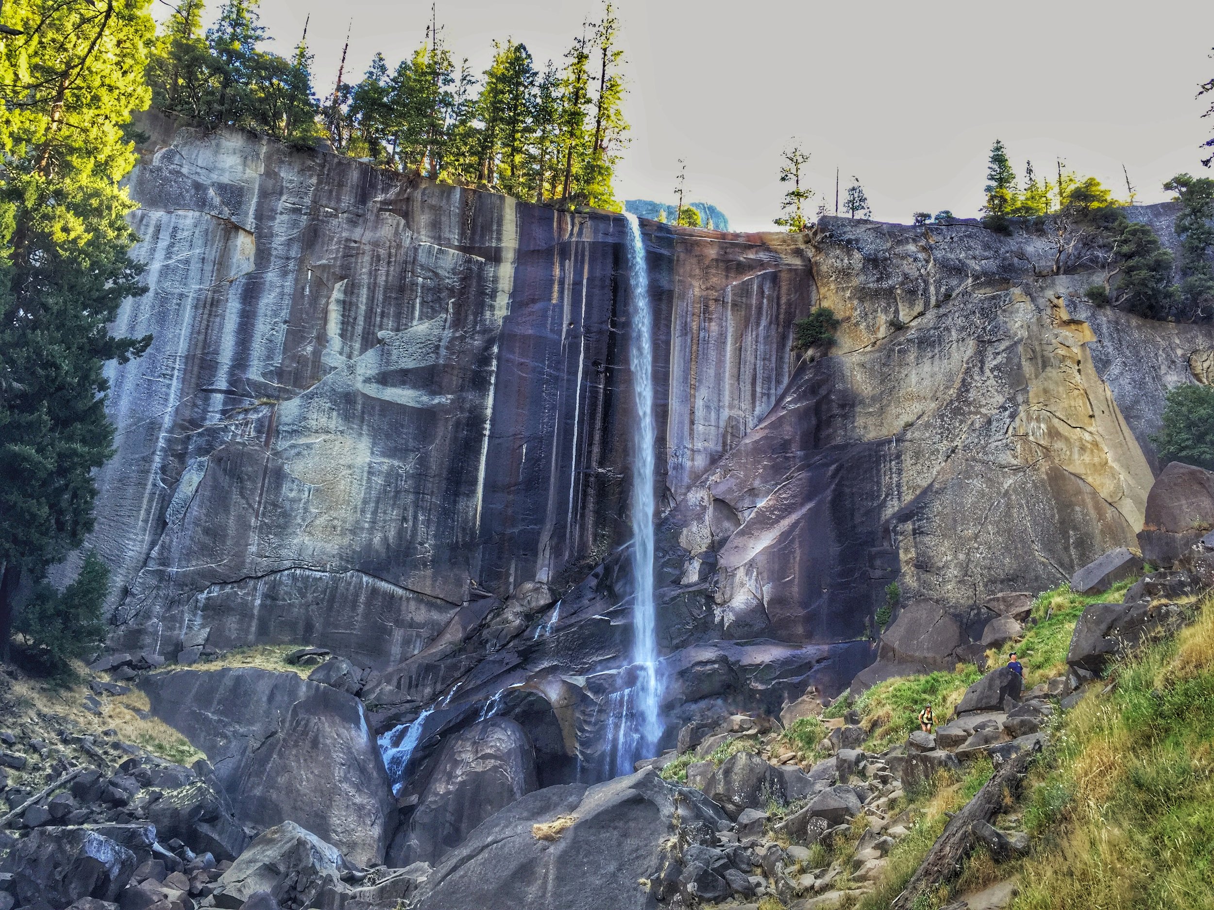 vernal falls is a little light