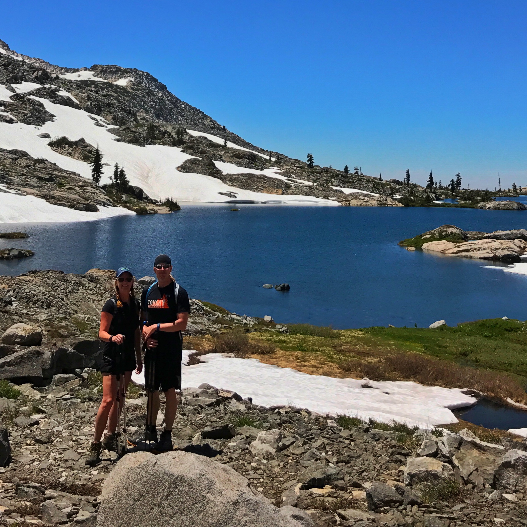 heather and i decided to navigate around the lake