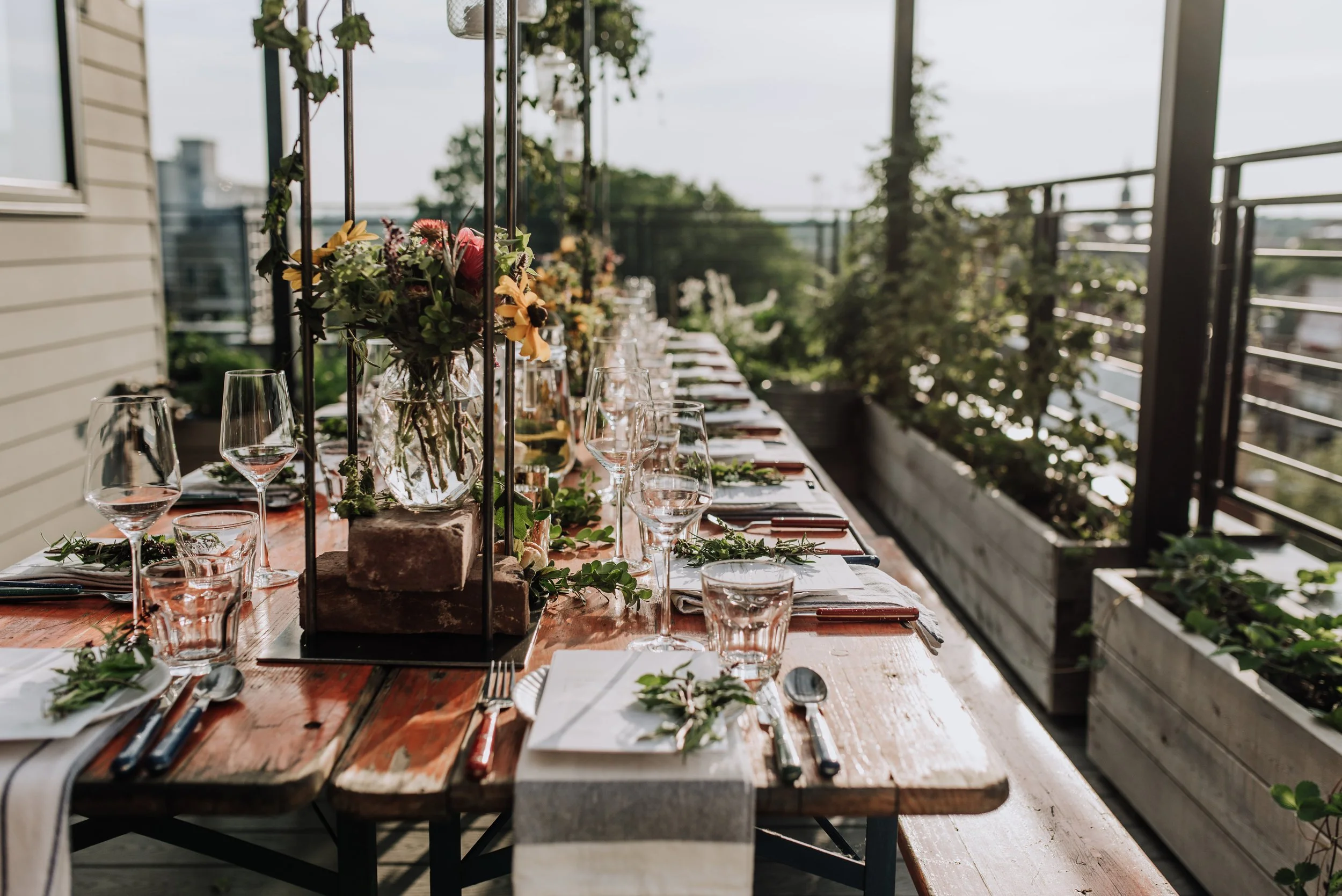 Rooftop Supper | In The Garden