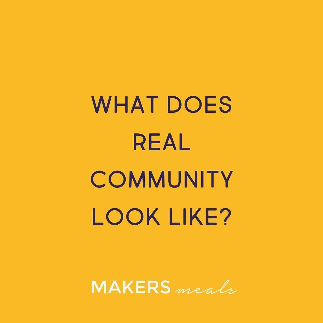 This is something I @amber.breitenberg have been thinking about a lot lately. What is community and how do we create it? Building community is not just going to events and meeting new people. It&rsquo;s creating multiple opportunities to overlap with