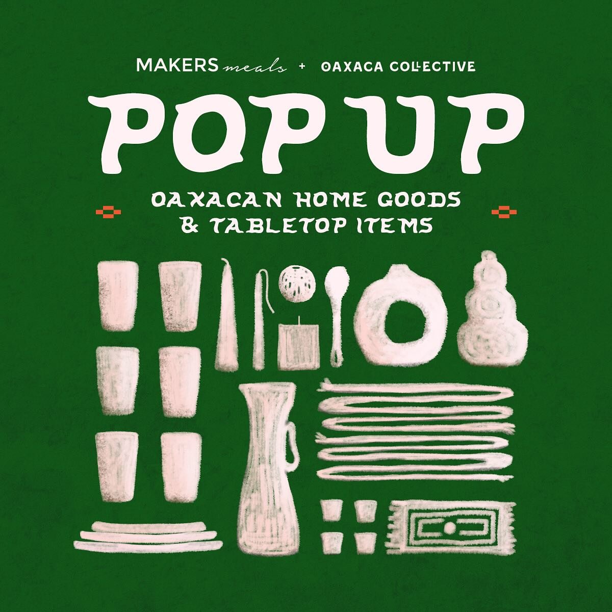 We&rsquo;re bringing Oaxaca vibes to Virginia Beach! Join @makersmeals x @oaxacacollective for a joint pop-up of Oaxacan home goods and tabletop items ☀️ Sunday, May 05, 12-4pm outside at 4606 Atlantic Ave.