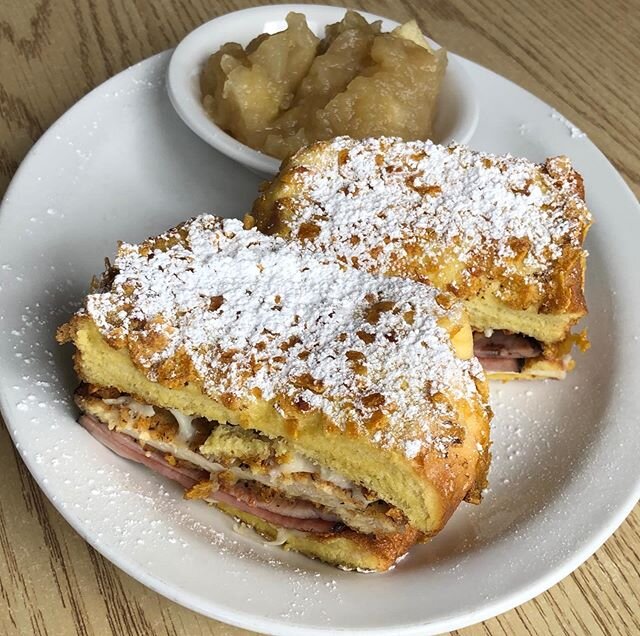 The Don&rsquo;s Cristo. Our take on the classic Monte. A sandwich made with thick Texas toast dipped in house made French toast batter and encrusted in corn flakes.  Black Forest ham, a chicken breast, battered and fried, and mozzarella cheese. So go