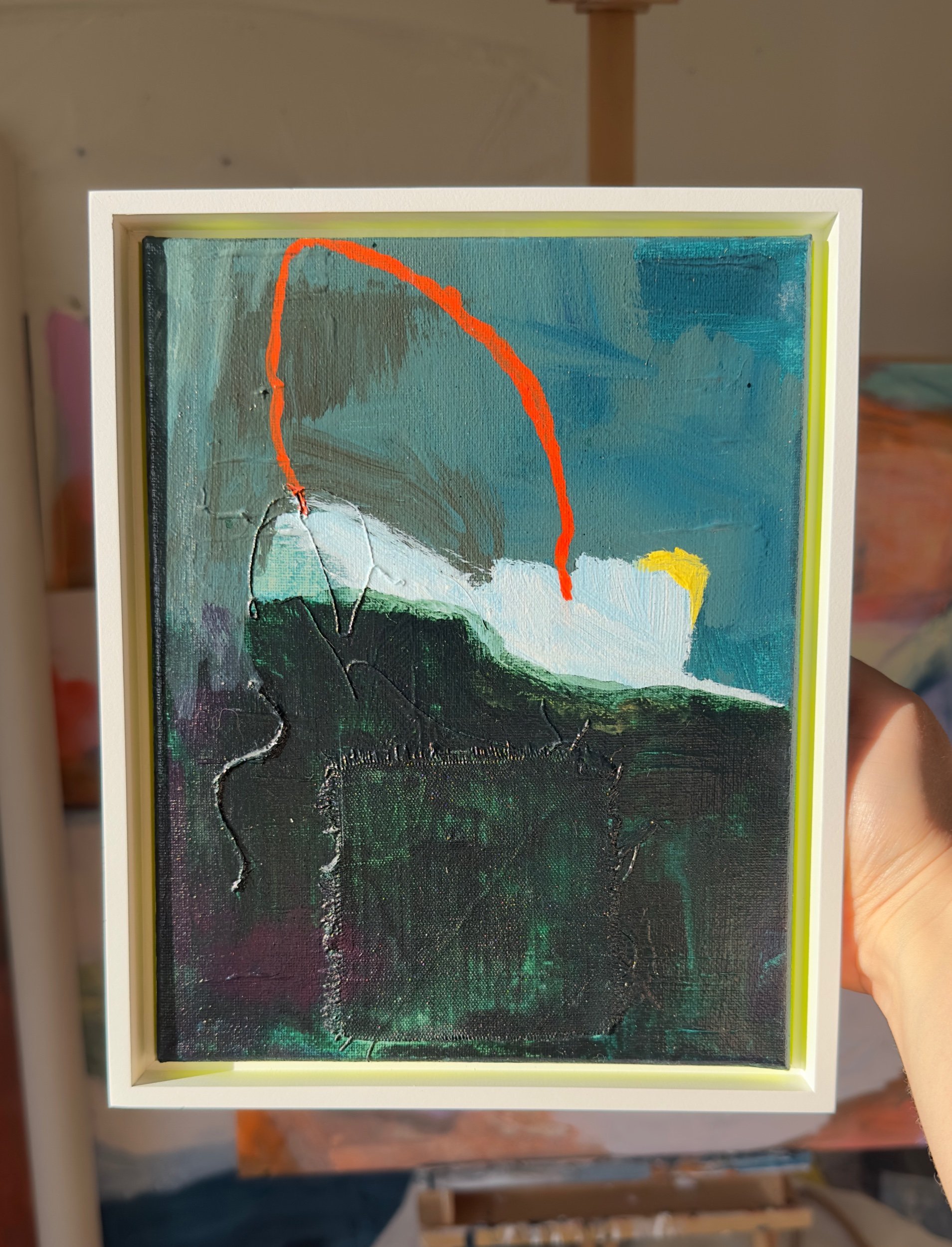 complementary color pallet painting
