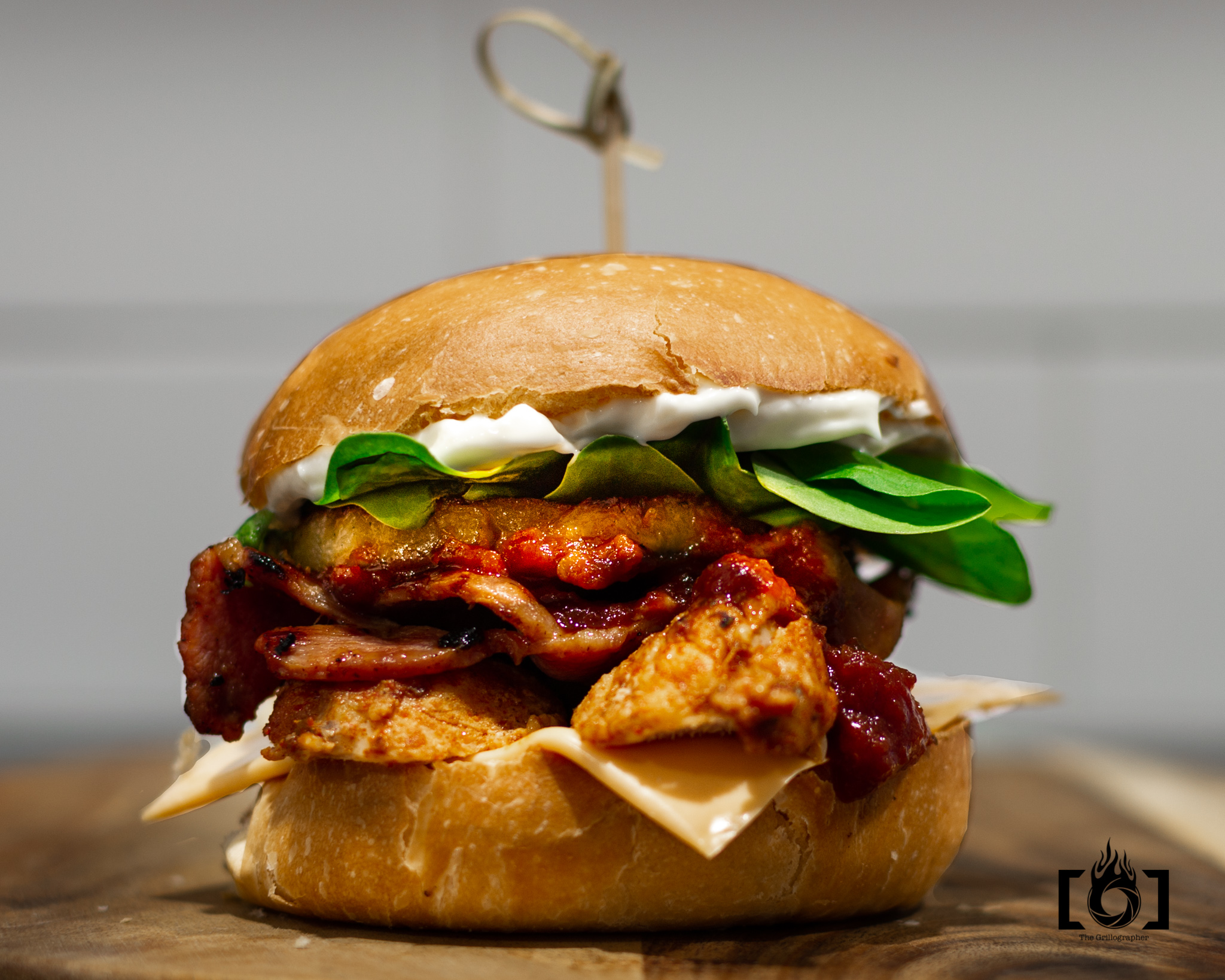 Bbq Bacon Hawaiian Chicken Burgers Fire Thyme