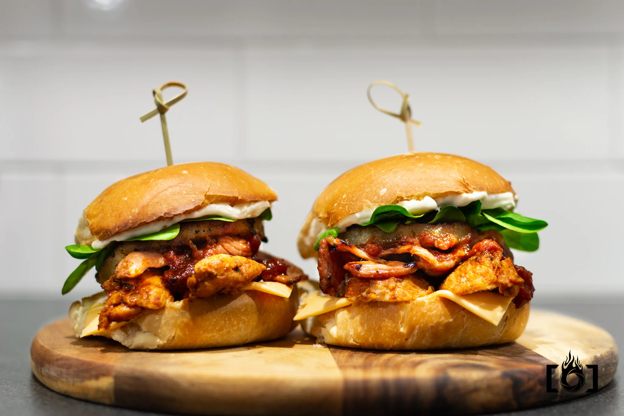 Bbq Bacon Hawaiian Chicken Burgers Fire Thyme