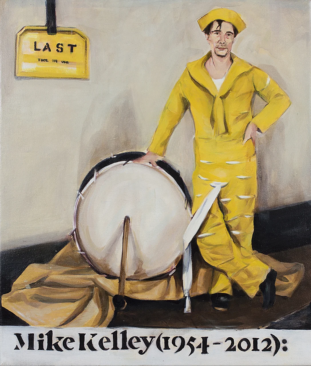  Robert O’Connor,  Mike Kelly  2015, oil on canvas 71 x 61 cm 