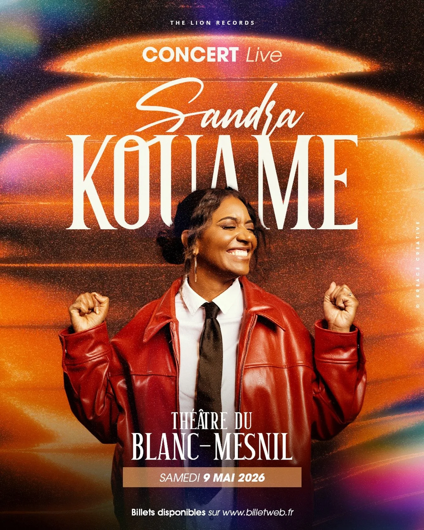 🎟️LA BILLETTERIE EST OUVERTE !!!! 
Le lien 🔗 pour prendre vos places est dans le bio. 
Je vous donne RDV le 9 mai 2026 pour louer:
 LE SEUL NOM J&Eacute;SUS 🔥

J&rsquo;esp&egrave;re que vous &ecirc;tes pr&ecirc;ts ??? 

Sandra 💫