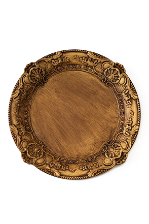Walnut Georgina Charger - Qty 50 - $7.00