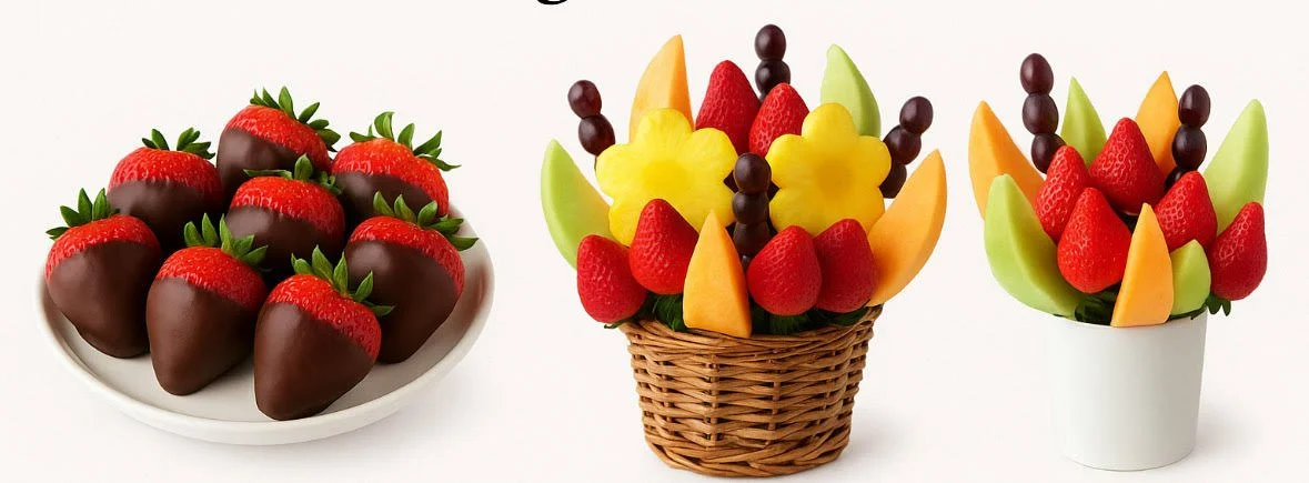 Chocolate-Dipped Fruits & Arrangements
