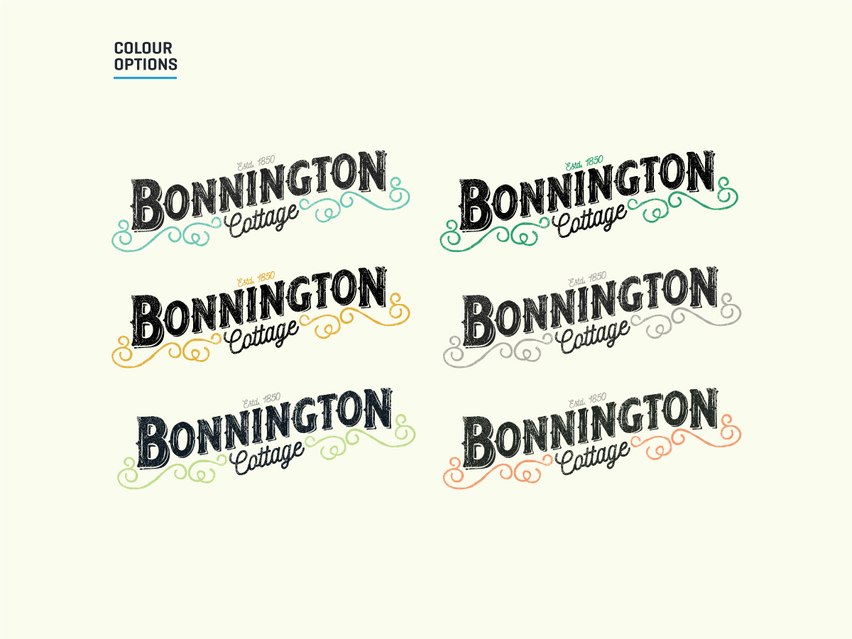 Bonnington Cottage - Logo, Colour, Typography, Branding