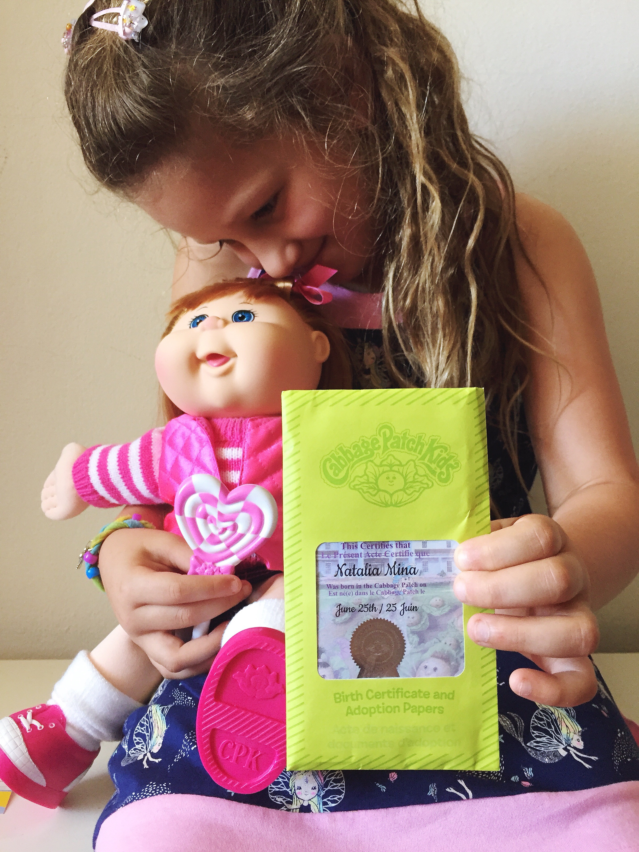 Cabbage Patch Kids 35th Anniversary 14 Doll with Adoptimals Pet on QVC 