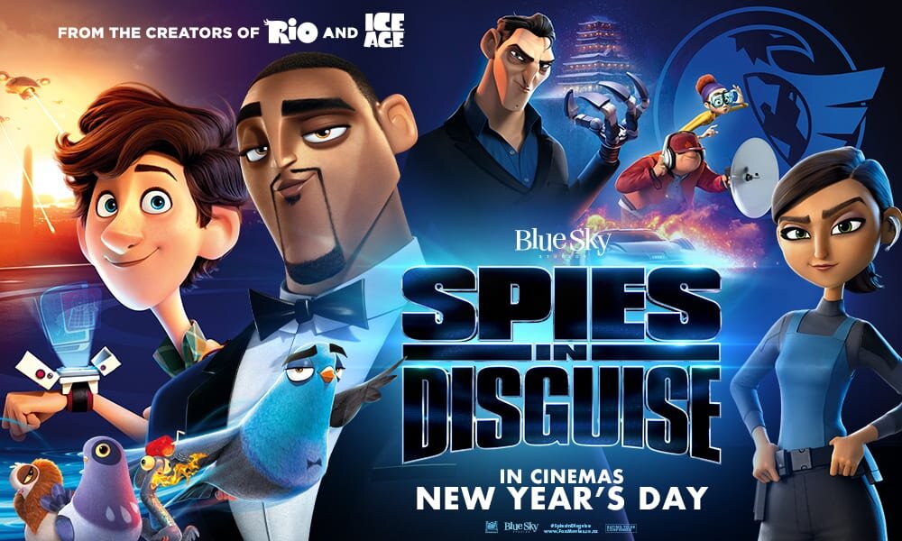 Spies in Disguise — three little hines