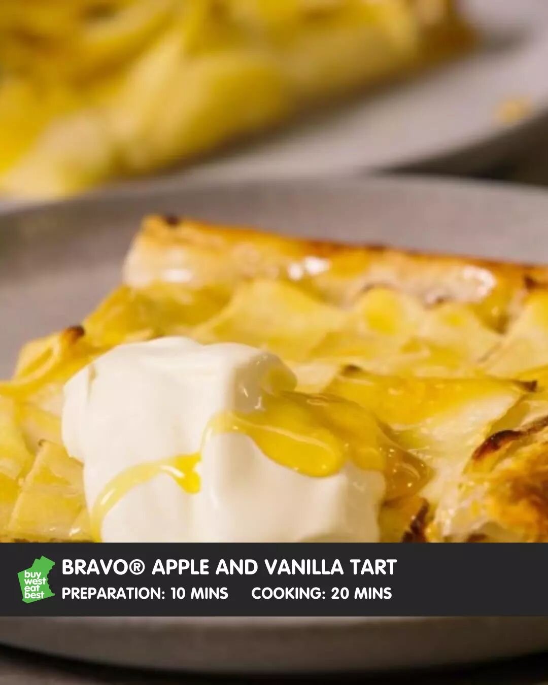 New-season apples are a delight at this time of year! How about creating something special and delicious for the Mum in your life such as this Apple and Vanilla Tart? 

Grab some @empire_pastry, fresh @bravoapples&nbsp;along with a few other simple i