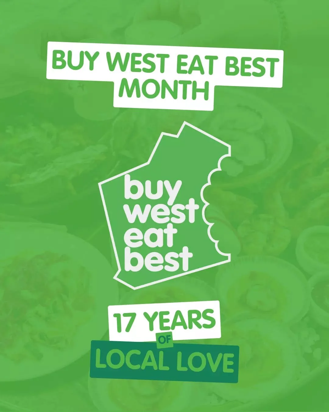 💚 October is Buy West Eat Best Month! 💚

For 17 years, the distinctive bitemark logo of Buy West Eat Best has enabled Western Australian shoppers to clearly identify food and drink products which have been grown, farmed, fished, processed, prepared