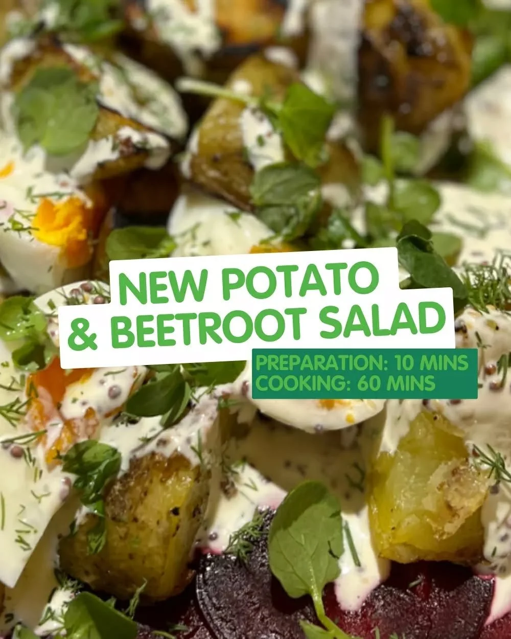 There&rsquo;s something about this salad that just feels like a warm hug. 😍 💚

This beetroot and potato salad is the perfect dish to welcome the season, packed with local flavour and nutrition. Whether it&rsquo;s for lunch or dinner, it&rsquo;s the