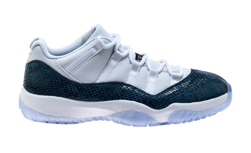snakeskin blue 11