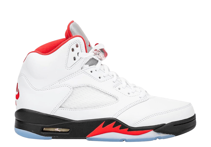 jordan 5 fire red mens