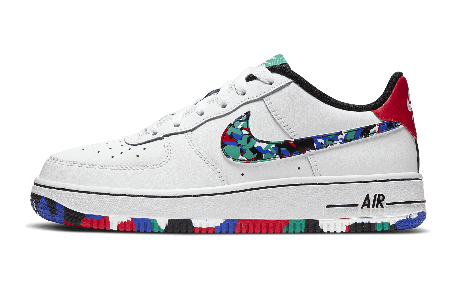 nike air force 1 melted crayon men's