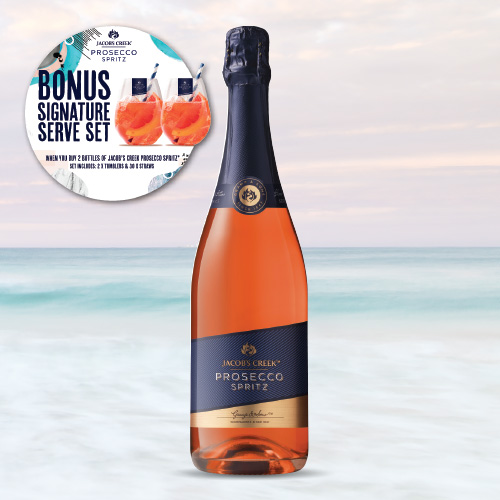Jacob’s Creek Prosecco Spritz $16.99ea