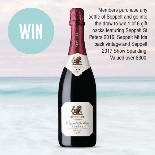 Seppelt Original Sparkling Shiraz $22.99ea