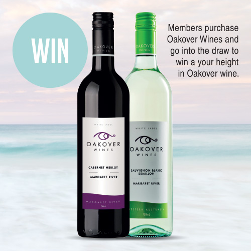 Oakover SBS or Cab Merlot 2 for $20