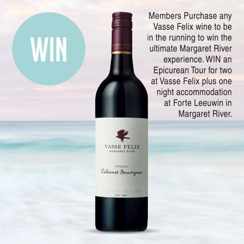 Vasse Felix Filius Cabernet or Chardonnay 2 for $40
