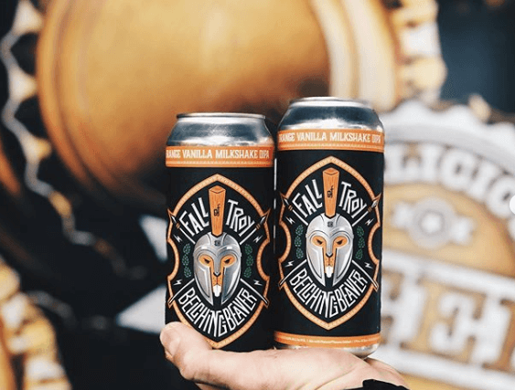 Belching Beaver - Fall of Troy Orange Vanilla DIPA 