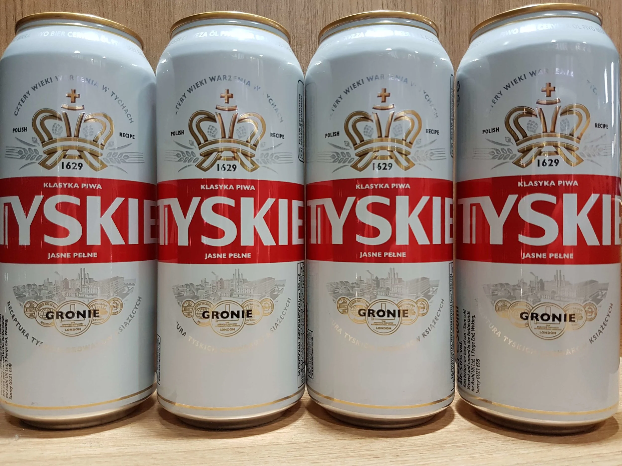 BACK IN STOCK!  Tyskie Polish Lager