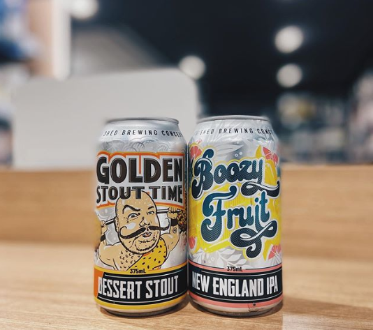 Big Shed Brewing: Golden Stout Time &amp; Boozy Fruit NEIPA
