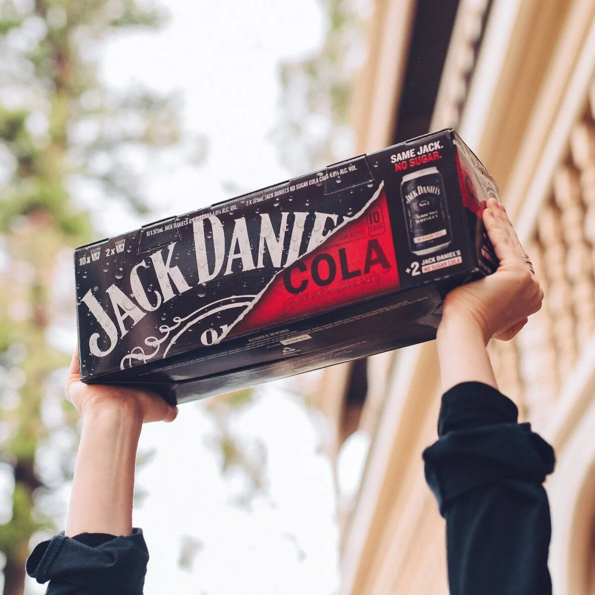 Jack Daniel's &amp; Cola 10pk including BONUS 2 cans of JD &amp; Cola NO SUGAR